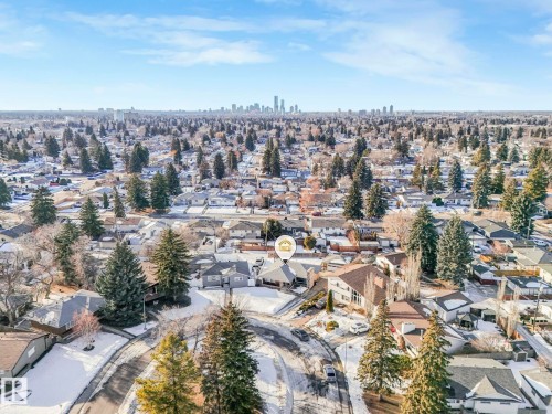 Drone / aerial view of city skyline - 10324 42 Street, Edmonton, AB - Outdoor With View