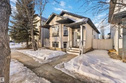 View of snow covered front of property - 
