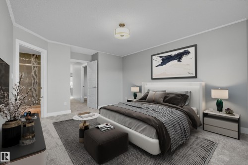 *VIRTUALLY STAGED - 1523 Darby Bay, Edmonton, AB - Indoor Photo Showing Bedroom