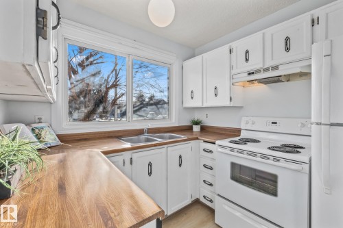 5612 92C Avenue, Edmonton, AB - Indoor Photo Showing Kitchen With Double Sink