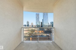 Balcony with a view of skyline - 