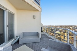 Balcony featuring an outdoor lounge area - 