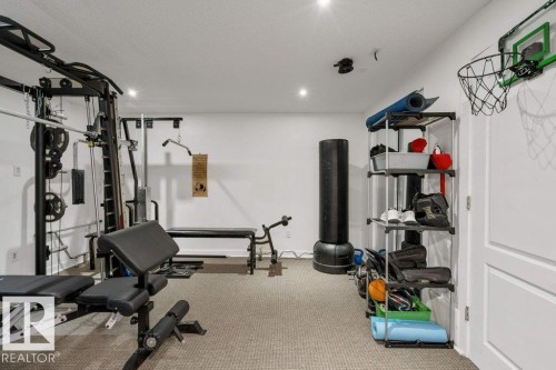 7611 141 Avenue Nw, Edmonton, AB - Indoor Photo Showing Gym Room