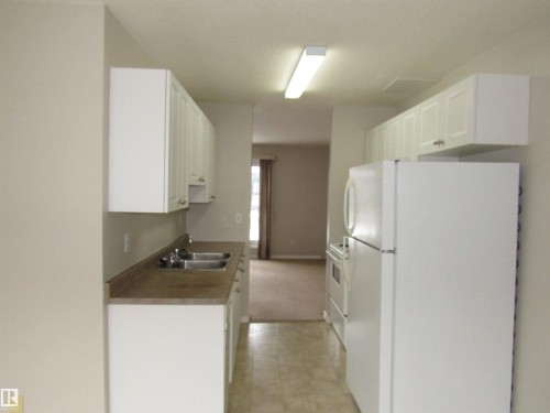 122 3308 113 Avenue, Edmonton, AB - Indoor Photo Showing Kitchen With Double Sink