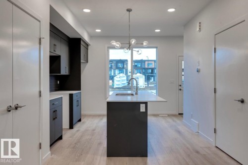 7118 50A Avenue, Beaumont, AB - Indoor Photo Showing Kitchen With Upgraded Kitchen