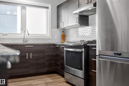 9521 109 Avenue, Edmonton, AB - Indoor Photo Showing Kitchen With Upgraded Kitchen