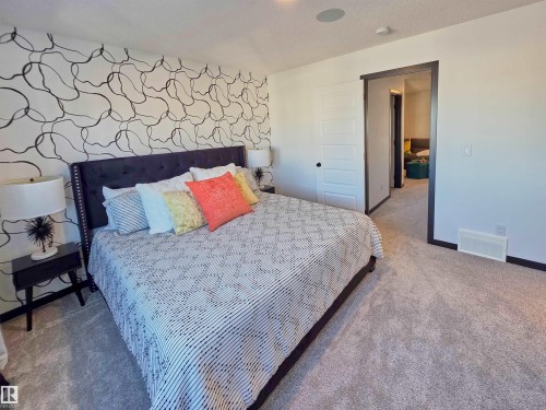 7015 52 Avenue, Beaumont, AB - Indoor Photo Showing Bedroom