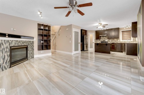 3232 27 Avenue, Edmonton, AB - Indoor With Fireplace