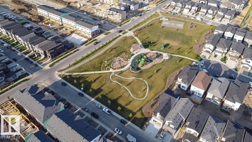 Aerial overview of property's location with nearby suburban area - 116 25 Street, Edmonton, AB - Other