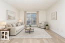 402 17467 98A Avenue Nw, Edmonton, AB  - Indoor Photo Showing Living Room 