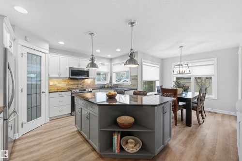 231 Lindsay Crescent, Edmonton, AB - Indoor Photo Showing Kitchen With Upgraded Kitchen