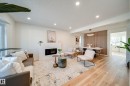 4019 37 Street, Edmonton, AB  - Indoor Photo Showing Living Room 