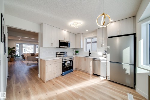 4019 37 Street, Edmonton, AB - Indoor Photo Showing Kitchen