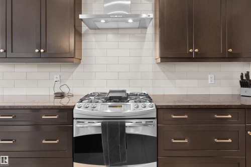 4212 Goresky Close, Edmonton, AB - Indoor Photo Showing Kitchen With Upgraded Kitchen