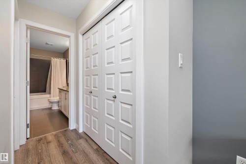 Corridor featuring dark wood-style floors - 205 8515 99 Street, Edmonton, AB - Indoor Photo Showing Other Room