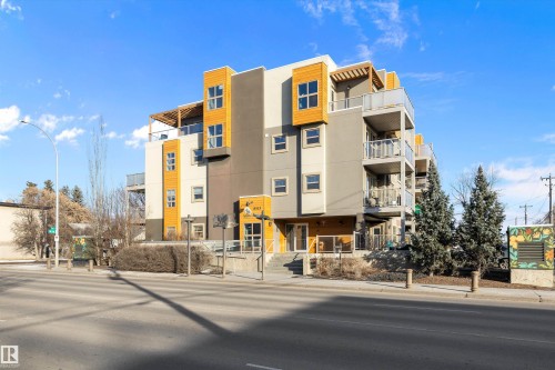 View of apartment building / complex - 205 8515 99 Street, Edmonton, AB - Outdoor With Balcony