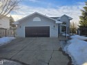 Ranch-style house with stucco siding, driveway, a gate, and an attached garage - 3772 30 Street, Edmonton, AB  - Outdoor 