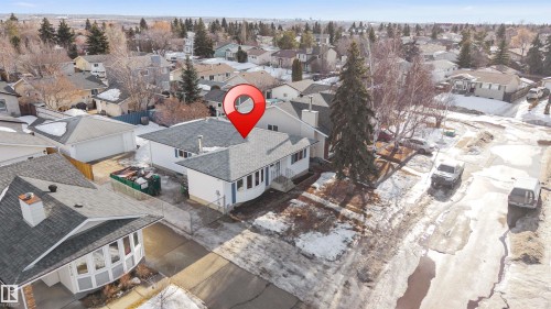 Aerial perspective of suburban area - 14511 21 St., Edmonton, AB - Outdoor