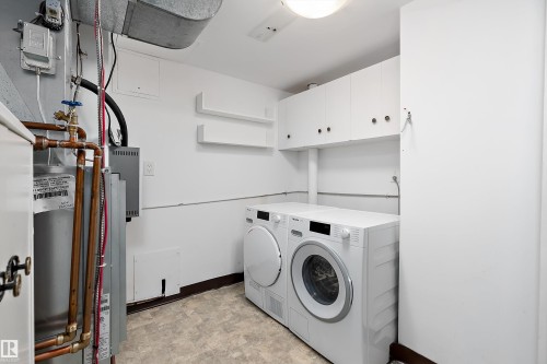 203 9929 Saskatchewan Drive, Edmonton, AB - Indoor Photo Showing Laundry Room