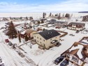 Snowy aerial view with a residential view - 914 9 Street, Cold Lake, AB  - Outdoor With Body Of Water With View 