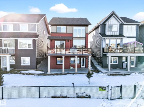 1575 Plum Circle Circle, Edmonton, AB - Outdoor With Deck Patio Veranda With Facade