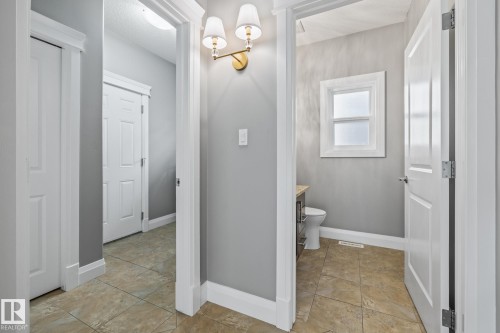 Bathroom featuring toilet and vanity - 167 Bremner Crescent, Fort Saskatchewan, AB - Indoor