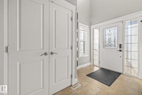 Foyer with light tile patterned floors - 167 Bremner Crescent, Fort Saskatchewan, AB - Indoor Photo Showing Other Room