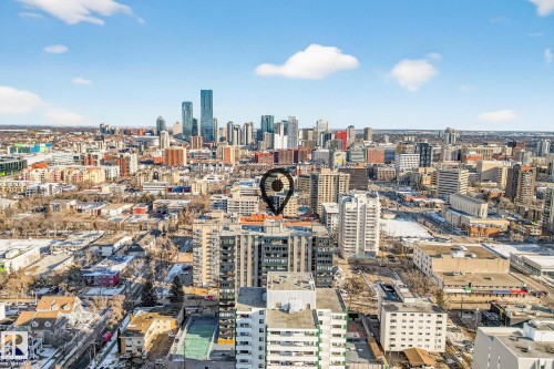 Skyline view - 1502 10160 115 Street, Edmonton, AB - Outdoor With View