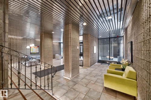 View of community lobby - 1502 10160 115 Street, Edmonton, AB - Indoor Photo Showing Other Room