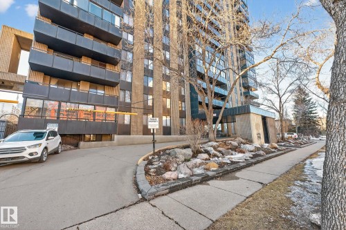 View of apartment building / complex - 1502 10160 115 Street, Edmonton, AB - Outdoor With Balcony