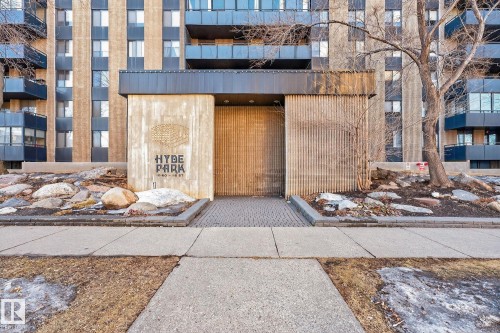 Property entrance - 1502 10160 115 Street, Edmonton, AB - Outdoor With Facade