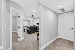 Fully finished, this basement boasts a separate side entrance, 3 more bedrooms, full bathroom #5, media room with surround sound and built-in bar area (or potential second kitchen) - 
