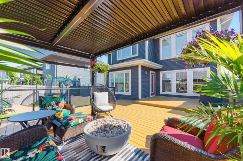 3912 Ginsburg Crescent, Edmonton, AB - Outdoor With Deck Patio Veranda With Exterior
