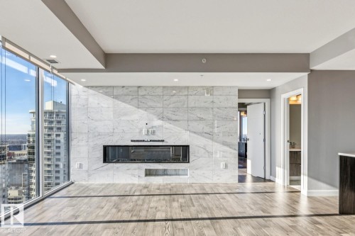 3300 10180 103 Street, Edmonton, AB - Indoor With Fireplace