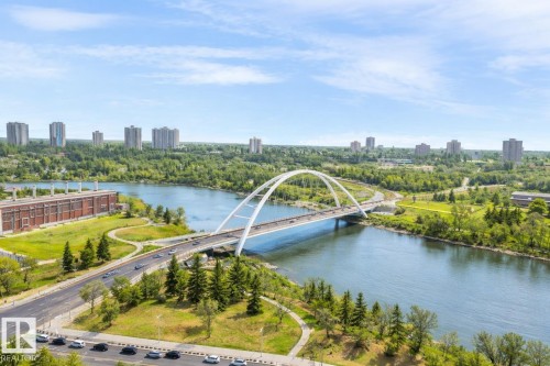 202 9707 106 Street, Edmonton, AB - Outdoor With Body Of Water With View