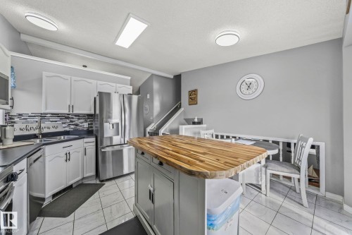 13859 131A Avenue, Edmonton, AB - Indoor Photo Showing Kitchen With Double Sink