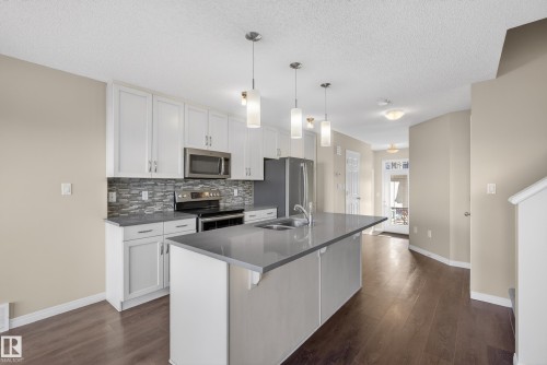 2786 Coughlan Green, Edmonton, AB - Indoor Photo Showing Kitchen With Double Sink With Upgraded Kitchen