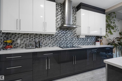 17022 62 Street, Edmonton, AB - Indoor Photo Showing Kitchen With Upgraded Kitchen