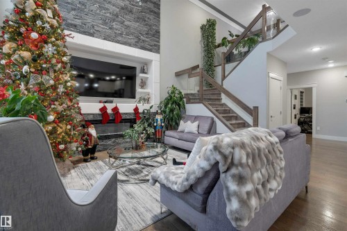 17022 62 Street, Edmonton, AB - Indoor Photo Showing Living Room