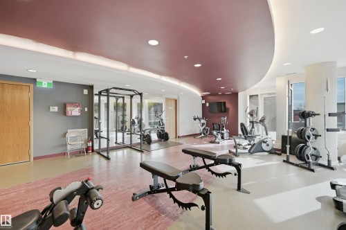 2002 9720 106 Street, Edmonton, AB - Indoor Photo Showing Gym Room