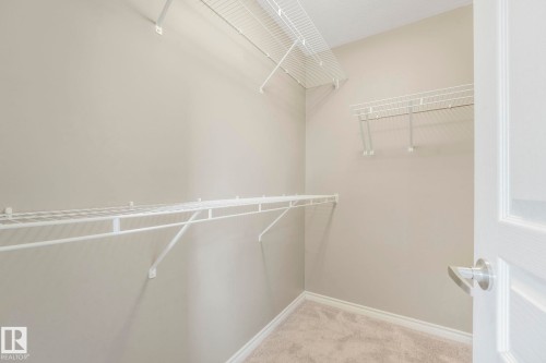 Walk in closet with light colored carpet - 385 Secord Boulevard, Edmonton, AB - Indoor With Storage