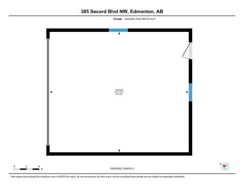 View of home floor plan - 385 Secord Boulevard, Edmonton, AB - Other