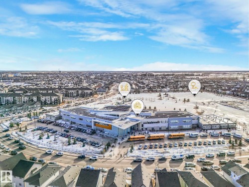 Aerial view of School & Park - 385 Secord Boulevard, Edmonton, AB - Outdoor With View