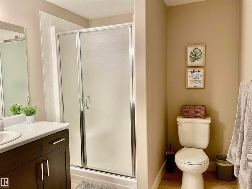 Bsmt suite - previously staged furntiure - 332 West Haven Drive, Leduc, AB - Indoor Photo Showing Bathroom