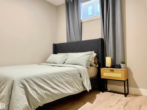 Bsmt suite - previously staged furntiure - 332 West Haven Drive, Leduc, AB - Indoor Photo Showing Bedroom