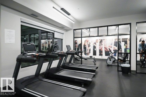 101 7471 May Common, Edmonton, AB - Indoor Photo Showing Gym Room
