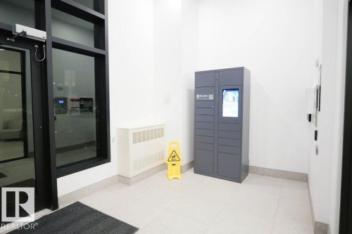 Detailed view of radiator heating unit and baseboards - 101 7471 May Common, Edmonton, AB -  With Exterior