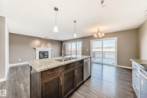 3520 49 Avenue, Beaumont, AB - Indoor Photo Showing Kitchen With Double Sink