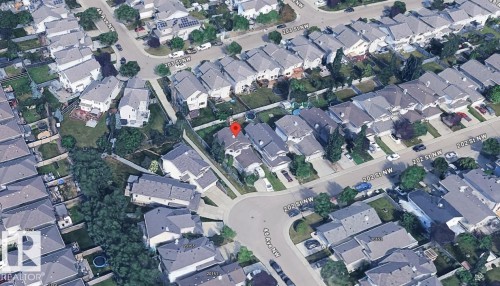 Aerial overview of property's location featuring nearby suburban area - 4604 202 Street, Edmonton, AB - Other