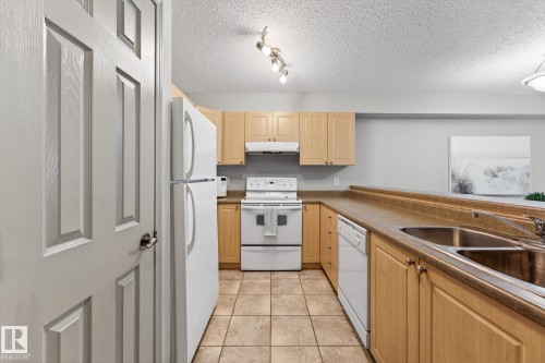 108 10403 98 Avenue, Edmonton, AB - Indoor Photo Showing Kitchen With Double Sink